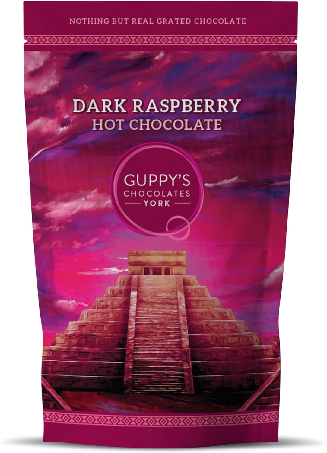 Guppy's Chocolates York Hot Chocolate Flakes Luxury 55 Dark