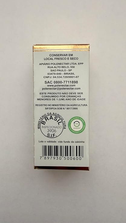 Case of 24 Units Polenectar Brazil Premium Bee Green Propolis Extract WF60 Wax Free 60 30 ml by JLBrazil
