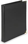 Samsill 15250 Binder à bague à fermeture éclair classique, 1,5 pouce, noir