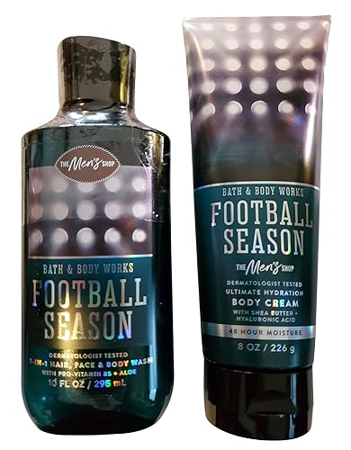 Bath & Body Works Men's Football Season 3-in-1 Hair, Face