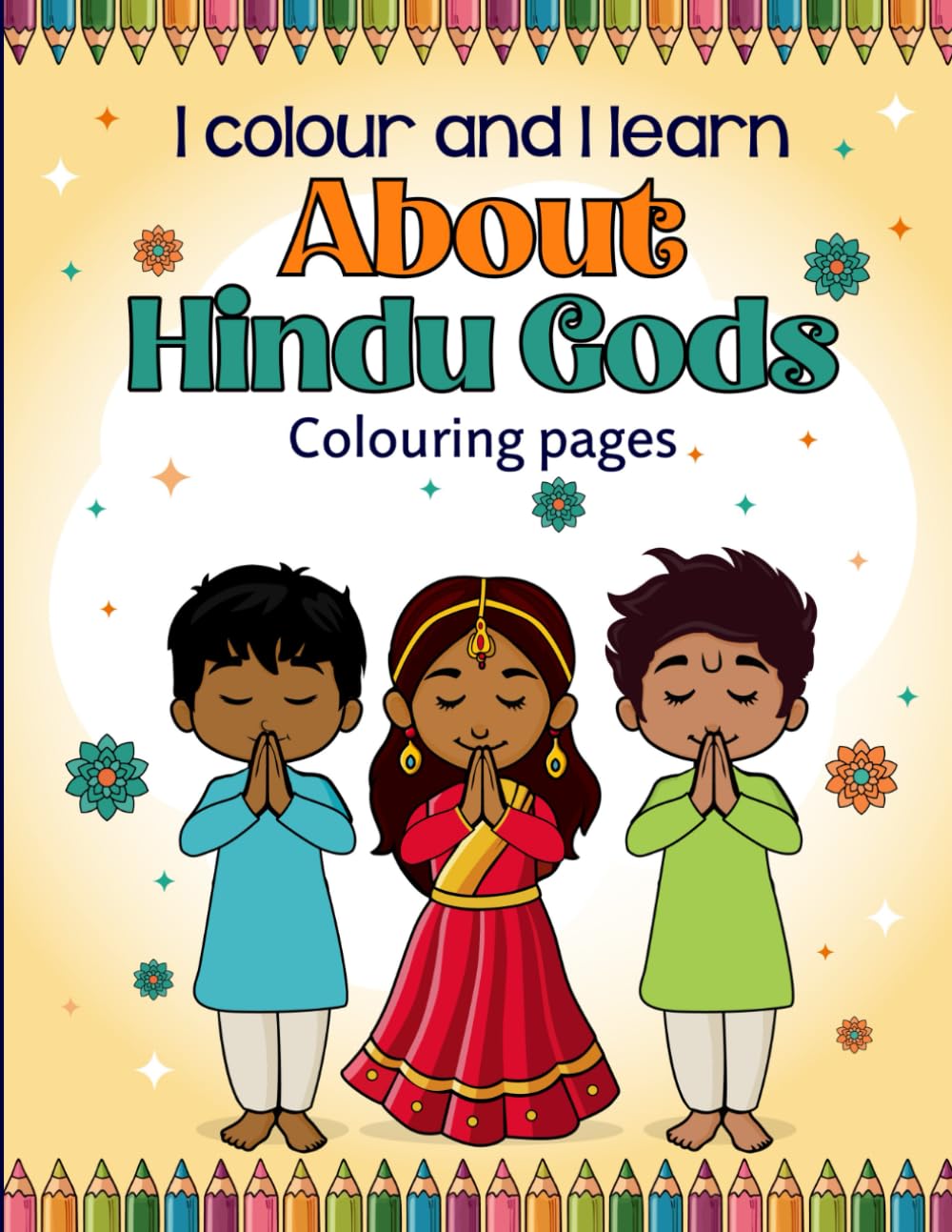 I colour and I learn: About Hindu Gods