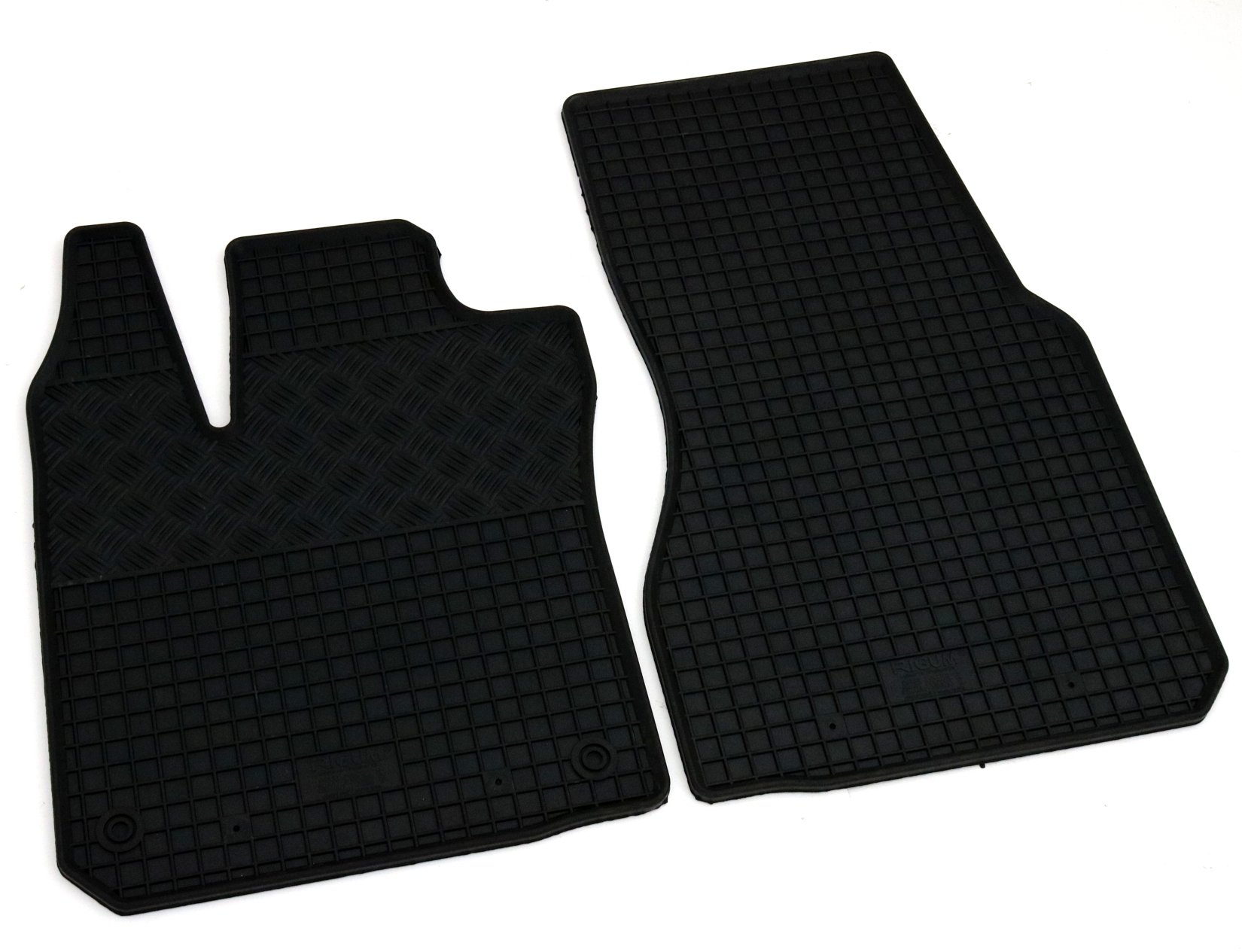 AD Tuning GmbH & Co. KG Pieds en Caoutchouc Tapis Set, en 2 Parties, Pieds en Caoutchouc Tapis Tapis Tapis en Caoutchouc