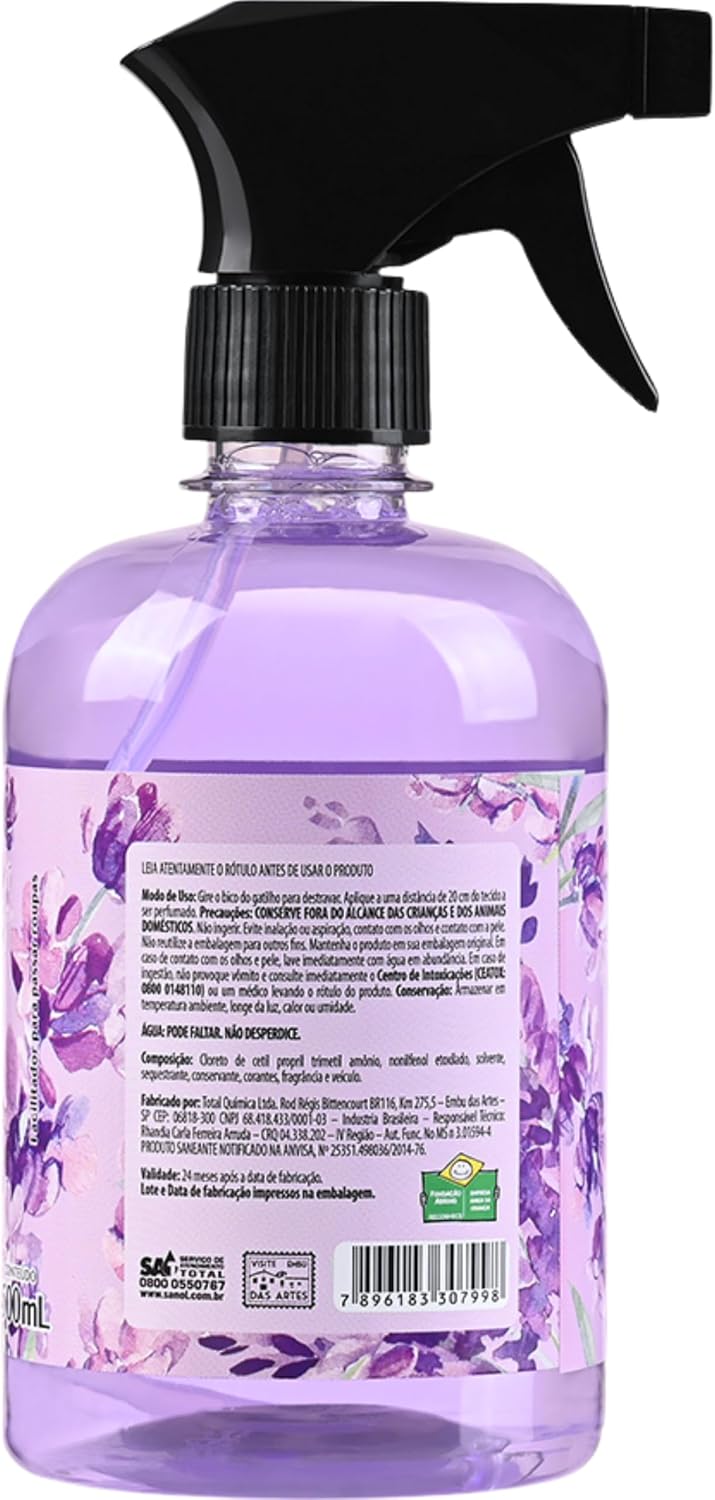 Giorno Casa Água De Passar Roupas E Tecidos Lavanda 500 Ml Roxo