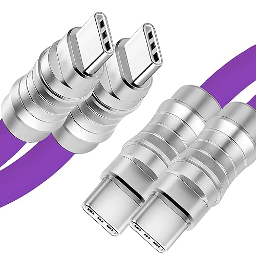 WLGQ USB-C a USB-C PD100W Material de silicona líquida agradable a la piel, cable de carga rápida USB tipo C, dispositivo de interfaz universal