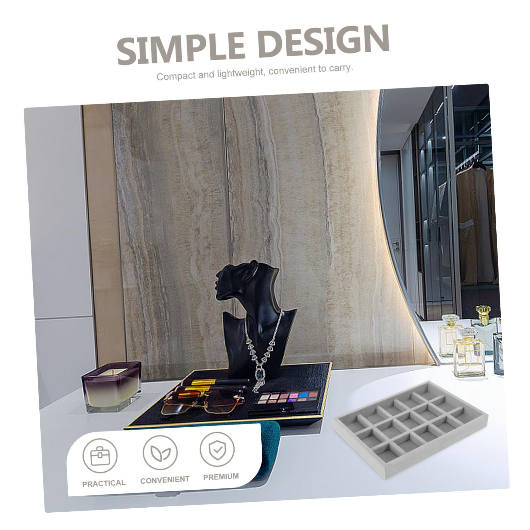 VALICLUD 4piezas Caja Anillo y Joyero Bandeja Organizadora Platos Para Joyas y Accesorios