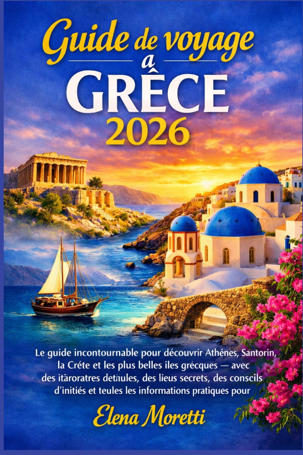 Guide de voyage Grèce 2026: Le guide incontournable pour découvrir Athènes, Santorin, la Crète et les îles grecques avec itinéraires détaillés, lieux secrets et conseils pratiques