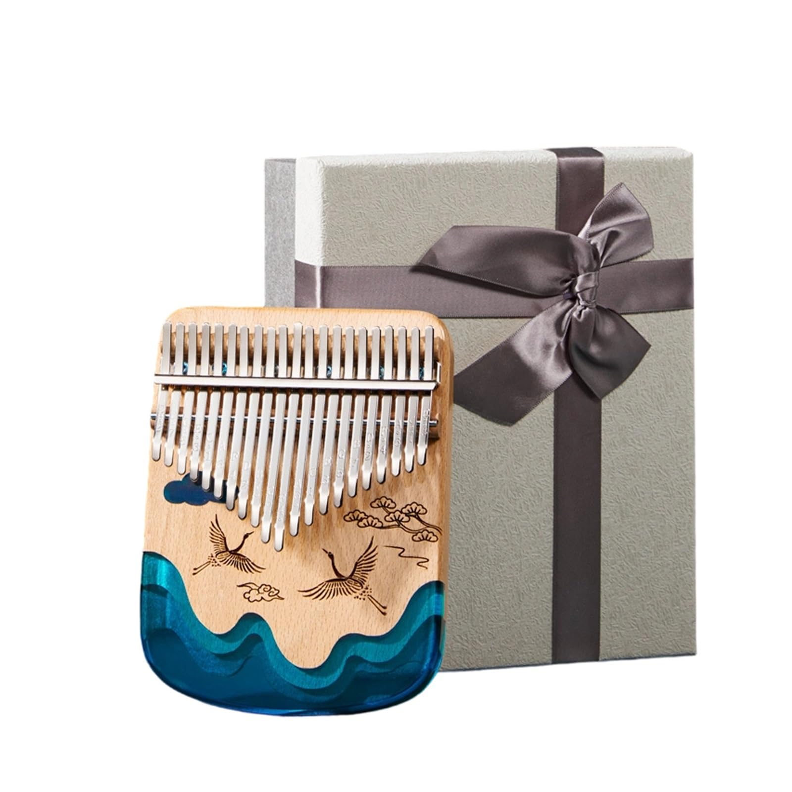 Kalimba Dla Początkujących 17 21 Tone Kalimba Instrument Dla Początkujących Z Pudełkiem Upominkowym(21note4giftbox)