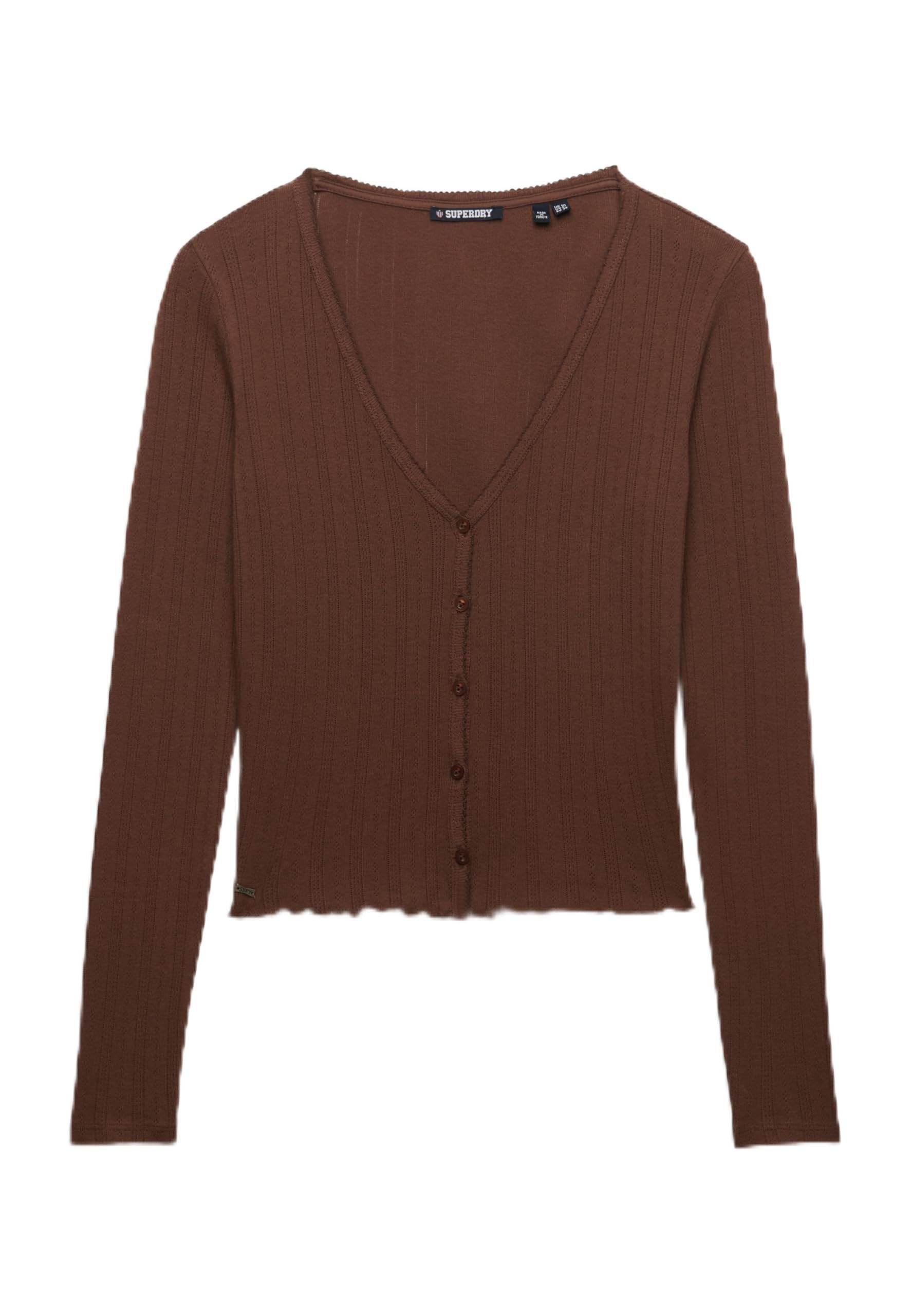 Superdry Koszulka Kobiety Ath Ess Pointelle Cardigan