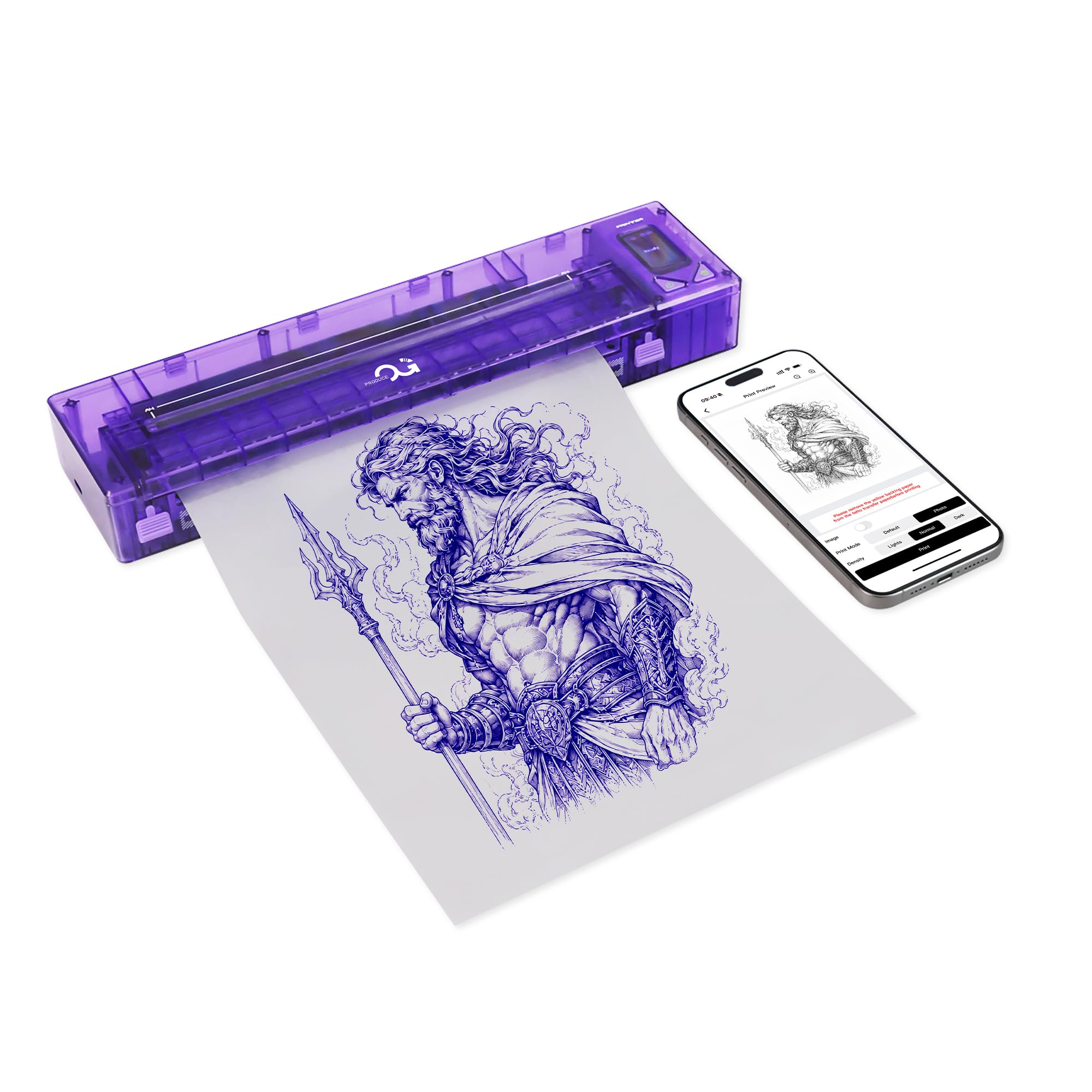 Amazon.com: OG Wireless Tattoo Stencil Printer Transfer Tattoo