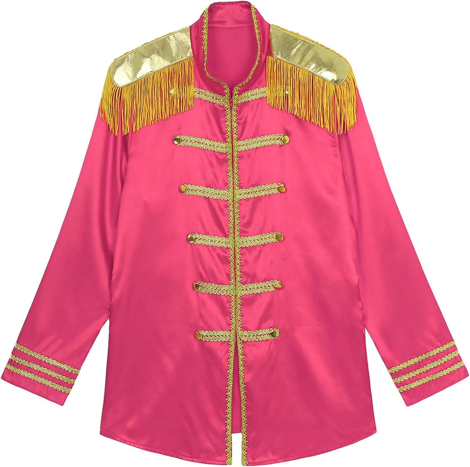 Mufeng Mens 1960'S SGT Pepper Costume Add Accessories Sergeant Icon Hippy Fancy Dress Up