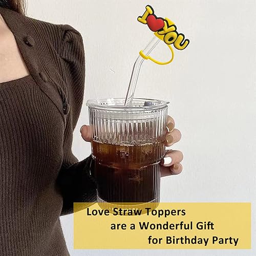 Miniatura 6 de Stanley Cup - 6 tapas de silicona para popotes, reutilizables, portátiles, a prueba de polvo, para popotes de 0.32 a 0.315 pulgadas, tapas con