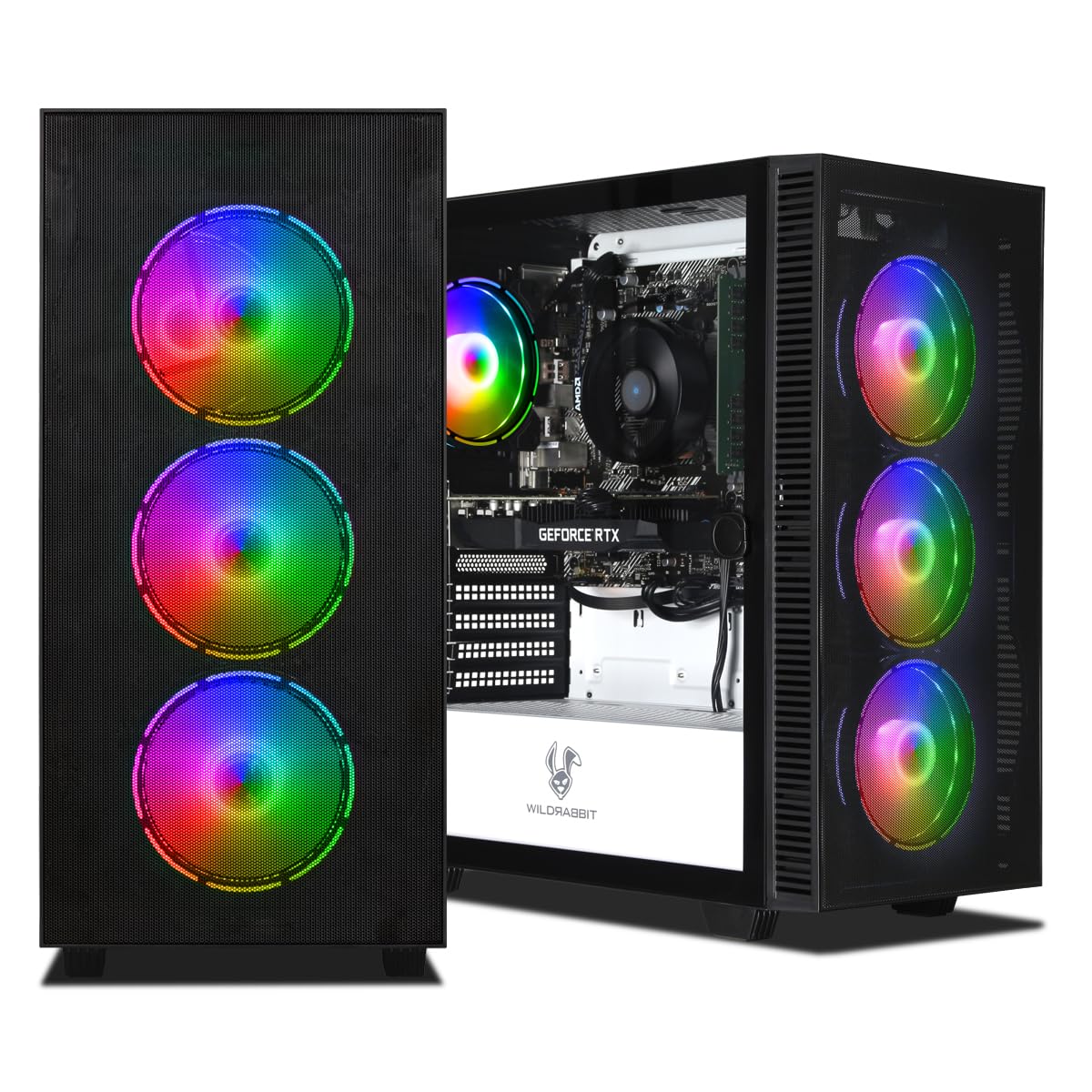 Ankermann Phantom Gaming V3 AMD Ryzen 5 5500 Nvidia GeForce RTX 3050 6Go 16Go RAM 1To NVMe SSD Windows 11 WiFi