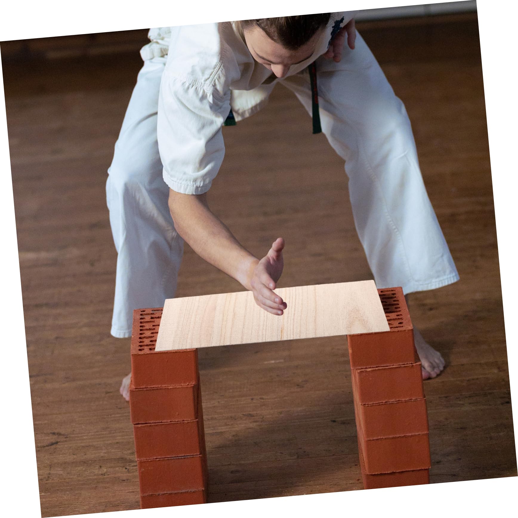 KICHOUSE Karate Boards 10pcs Wooden Taekwondo Boards Versatile for Boys and Girls