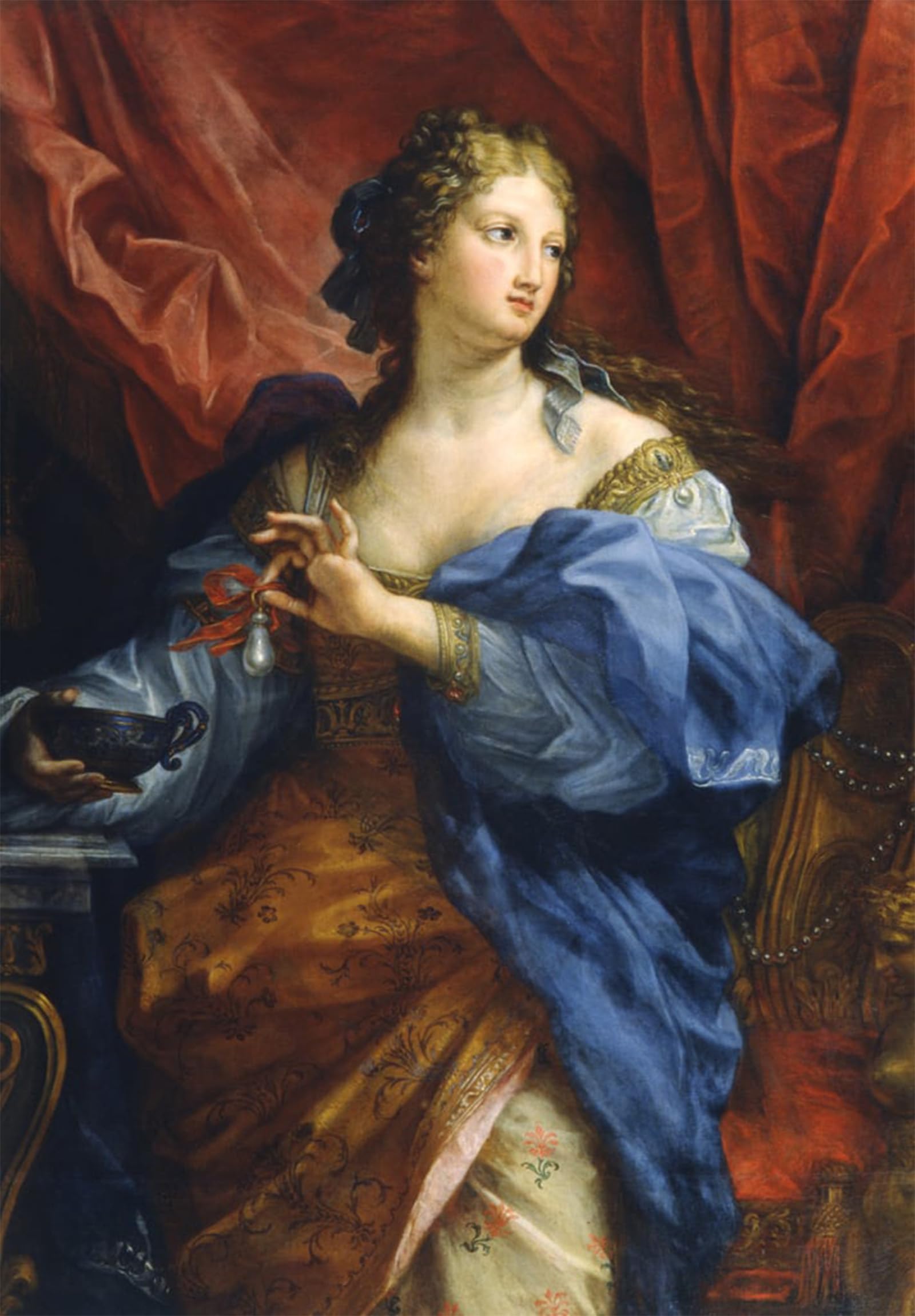 ARTXLXXBN Famous Print Painting Colorful Art Print Cleopatra by Carlo Maratta or Maratti Canvas Art Decorations for Home Decor 60x90cm