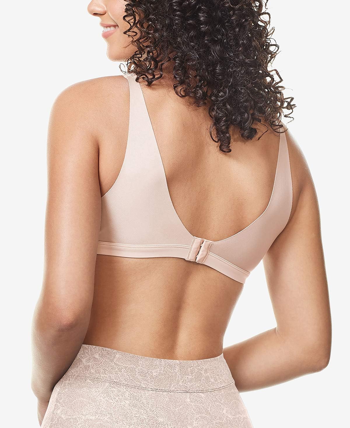 Warner's Womens No Side Effects Underarm and Back-Smoothing Comfort Wireless Lightly Lined T-Shirt Bra Ra2231a - Image 3