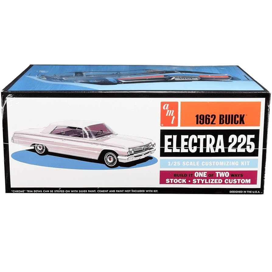 AMT 1/25 1962 ビュイック エレクトラ 225 2ドアハードトップ プラスチックモデルキット AMT1078 z2zed1b Amazon.com: AMT 1:25 1962 Buick Electra - AMT1078 : Arts