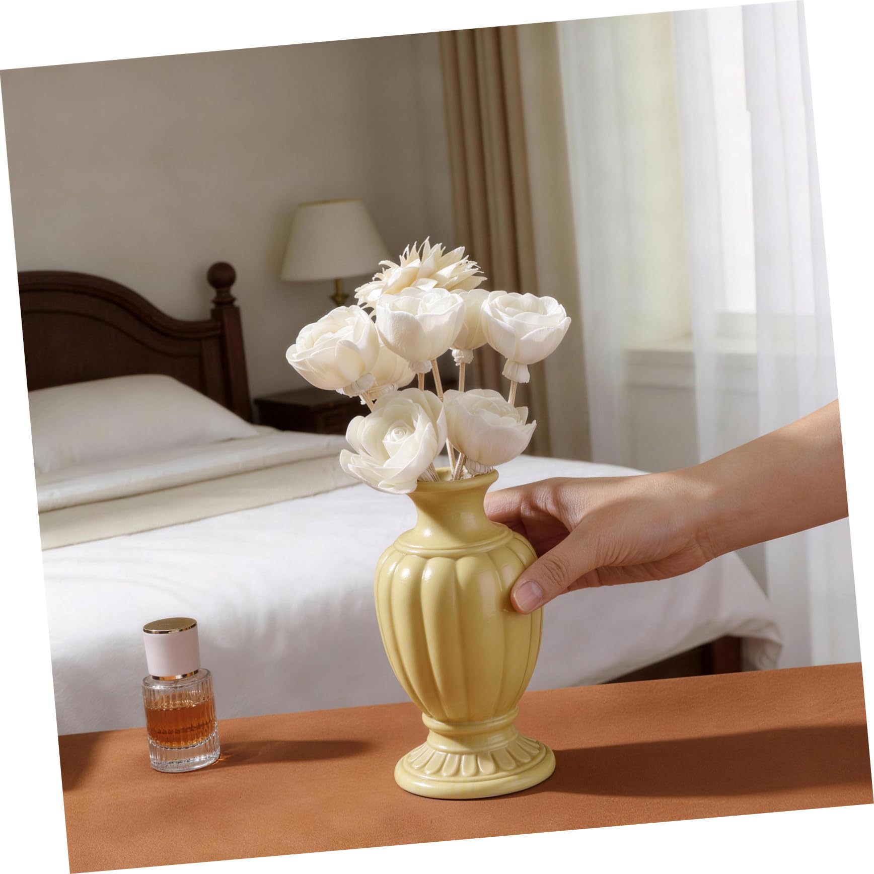 3 Set Di Diffusori A Bastoncini Con Motivo Floreale Per Profumare Gli Ambienti 10 Pezzi*3
