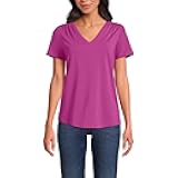Women's Short Sleeve Lightweight Jersey Gathered Shoulder T-Shirt