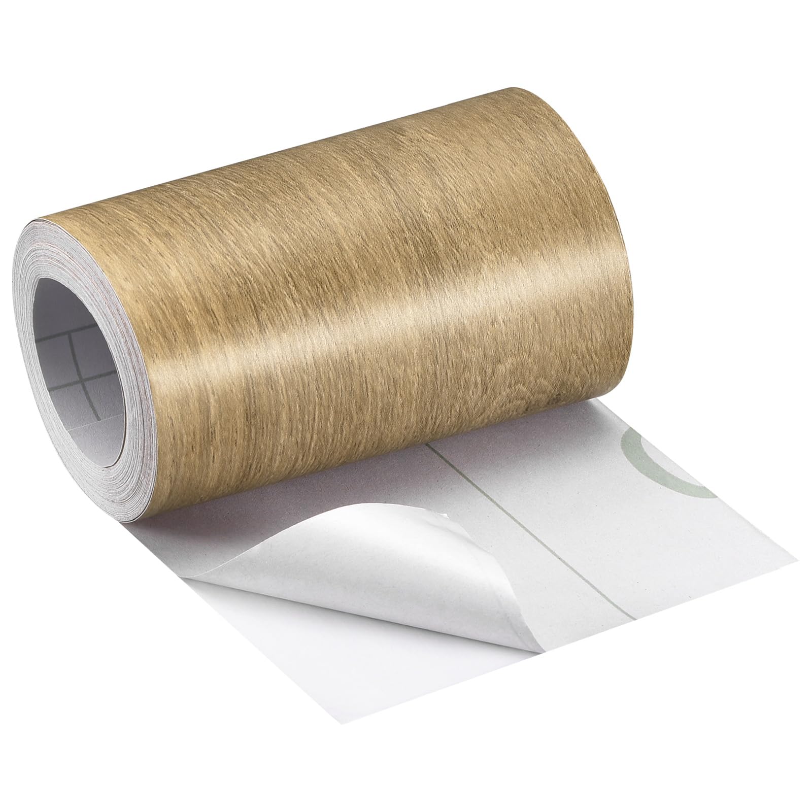 Ruban De Réparation Auto-adhésif Grain De Bois - 6cm X 15cm - Patch Gris Chêne Zaplyte