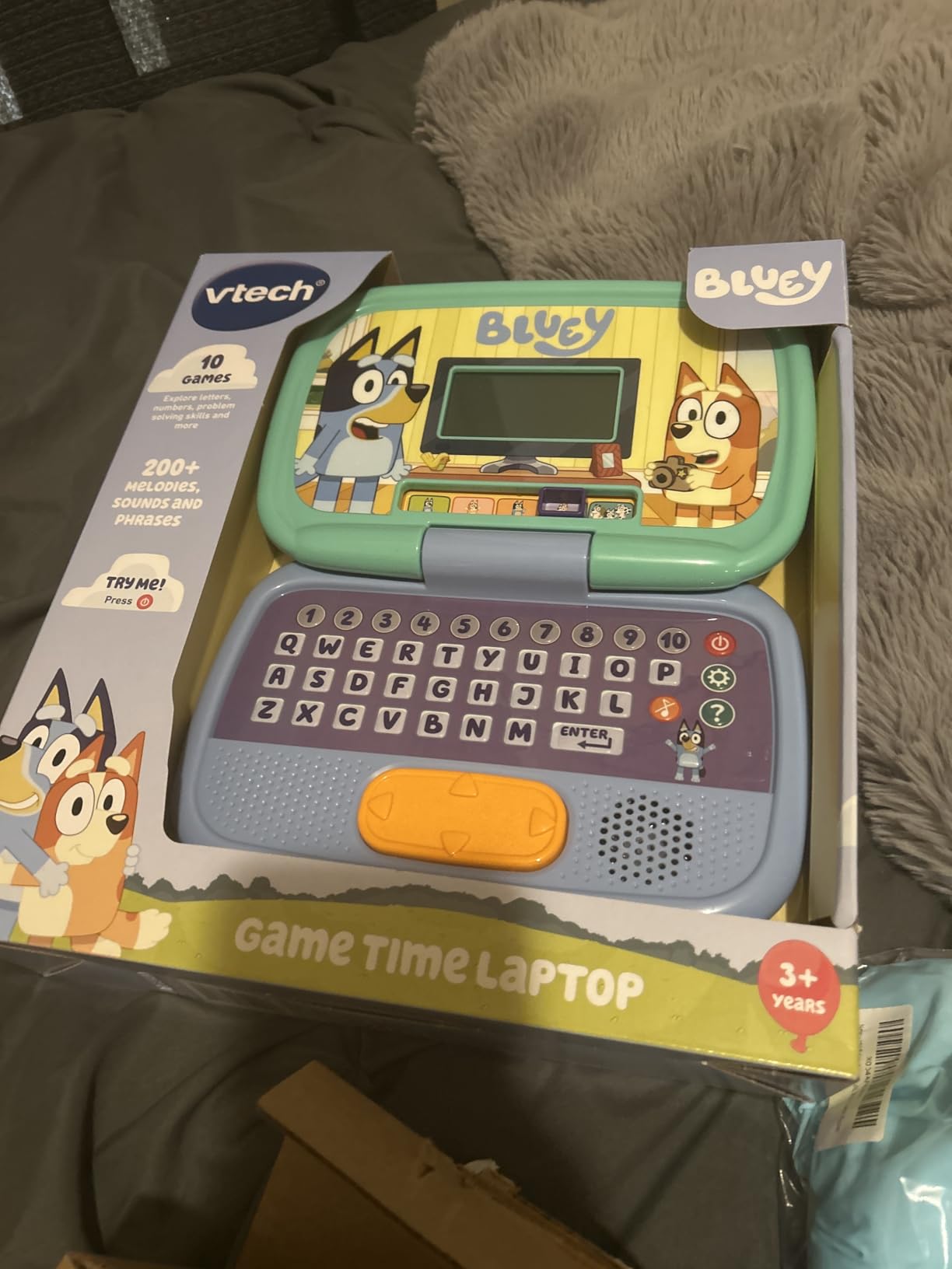 VTech Bluey Game Time Laptop : Toys & Games