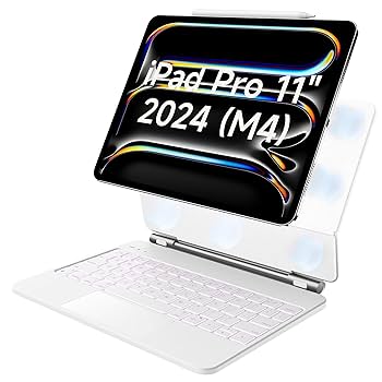 Amazon.com: HOU iPad Pro 11 Inch Case with Keyboard(M4,2024