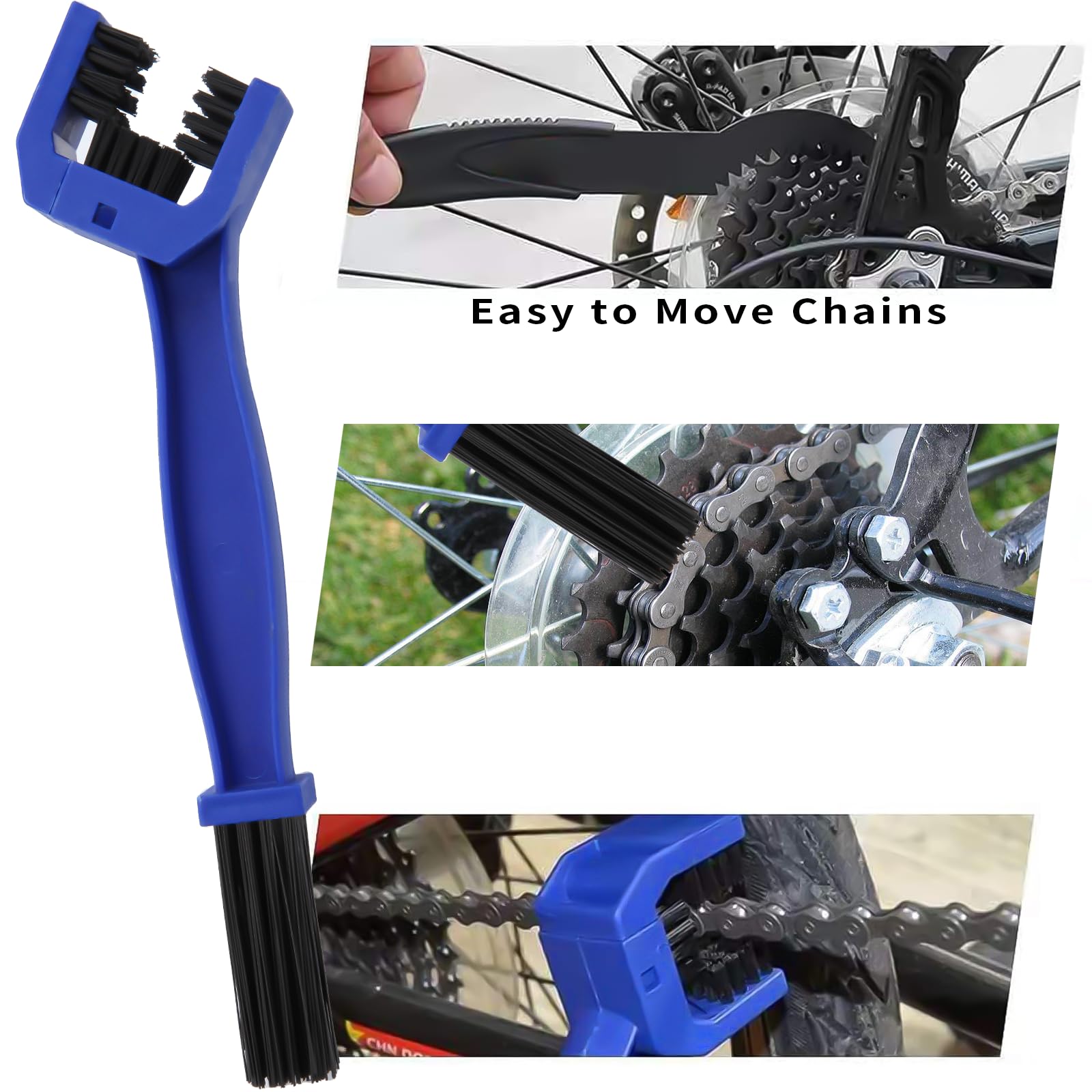 7 sztuk szczotek do czyszczenia łańcuchów, szczotka do łańcucha, motocykl, szczotka do czyszczenia łańcuchów, zestaw do czyszczenia łańcuchów, zestaw do czyszczenia łańcuchów, szczotka zębata