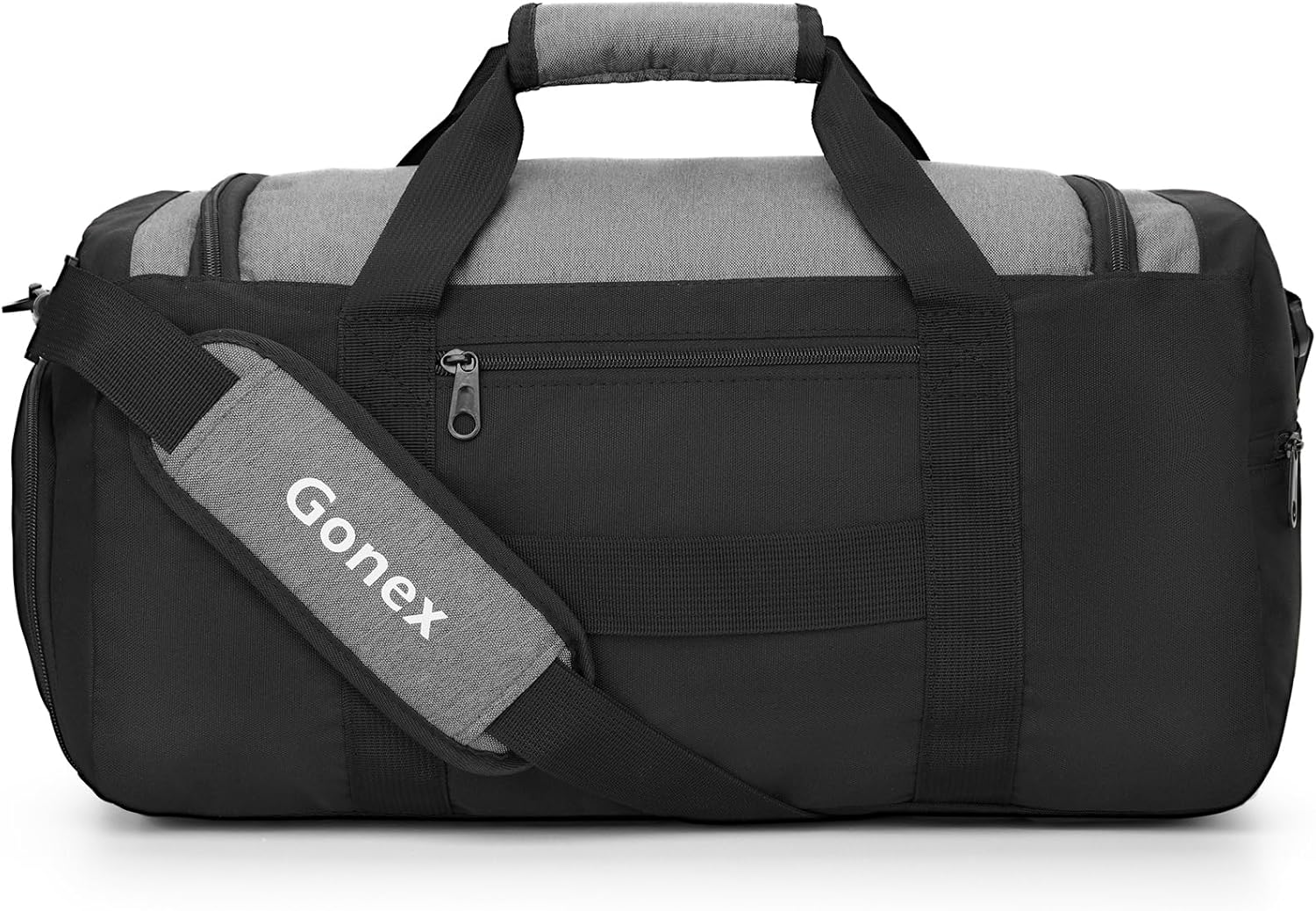 Gonex Gym Duffel Bag with Shoe Compartment Wet Pocket, Large Capacity Sports Duffle Bag for Men Women, Workout & Travel Bag with Multiple Pockets, Black/Gray, Small (30L) - Image 8