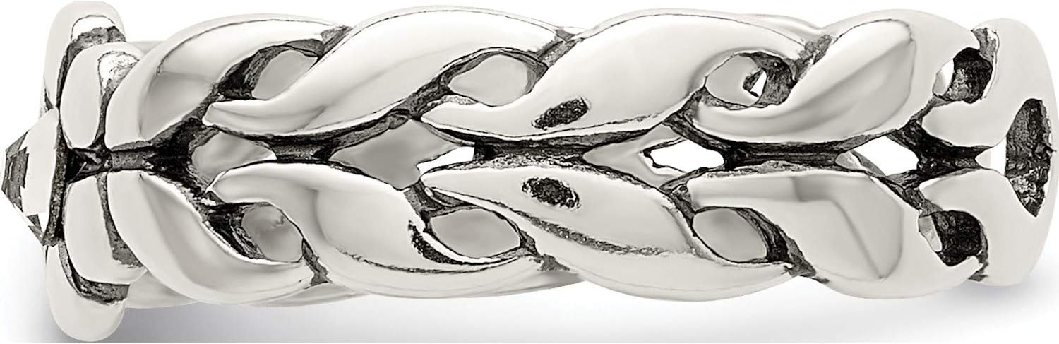 Sterling Silver Antiqued Stellux Crystal Toe Ring - Jewelry By Sweet Pea