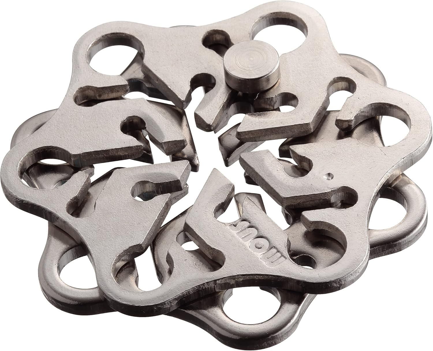 Rompicapo Cast Snow, Puzzle in Metallo, Livello 2 Stelle, Design a Fiocco di Neve