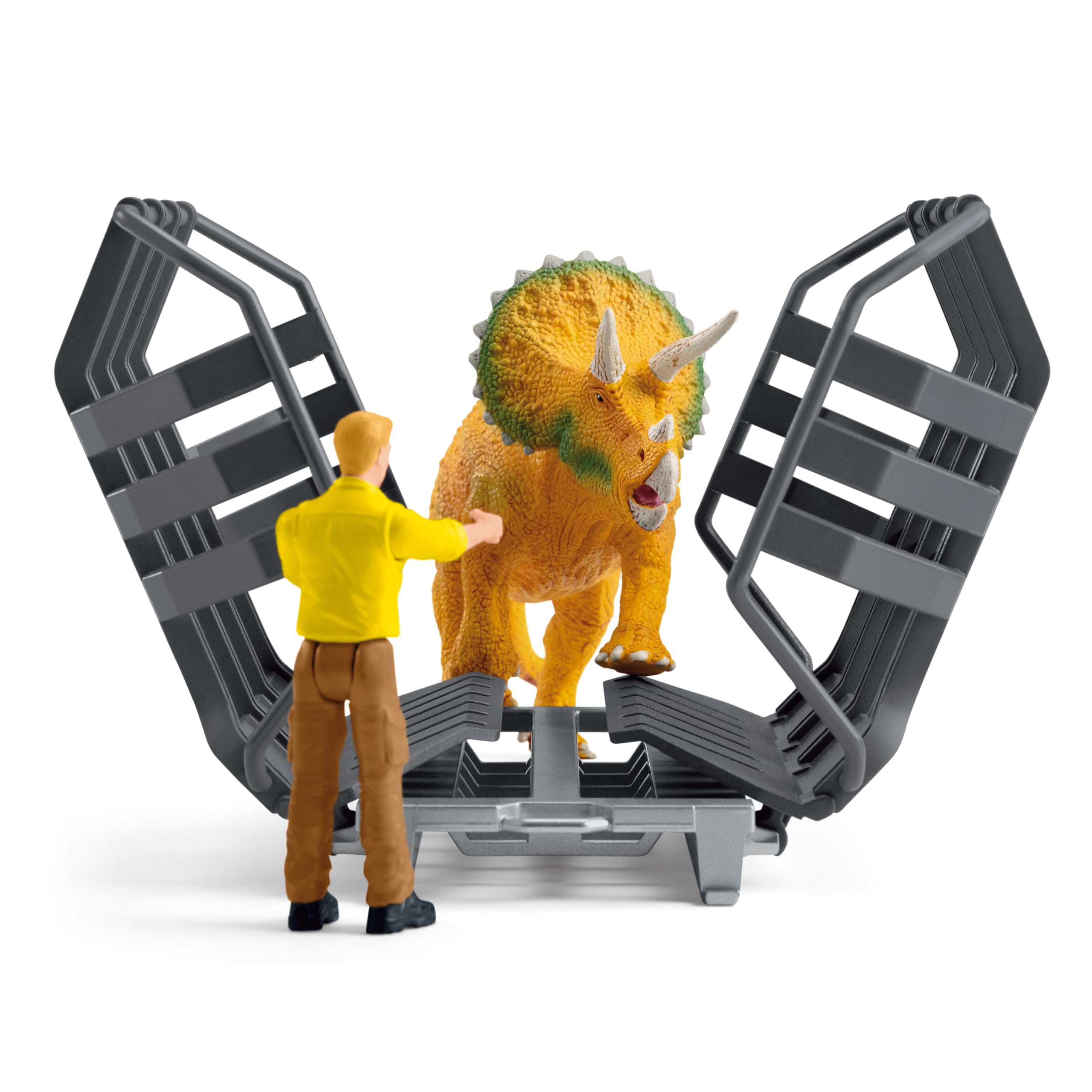 Schleich Dinosaurs | Dinosaurier Truck Mission 42565 | Spielset mit Dino Figur, Ranger, Truck und viel Zubehör | tolles Geschenk für Kinder | Dinosaurier Spielzeug ab 4 Jahren | Set aus 43 Teilen