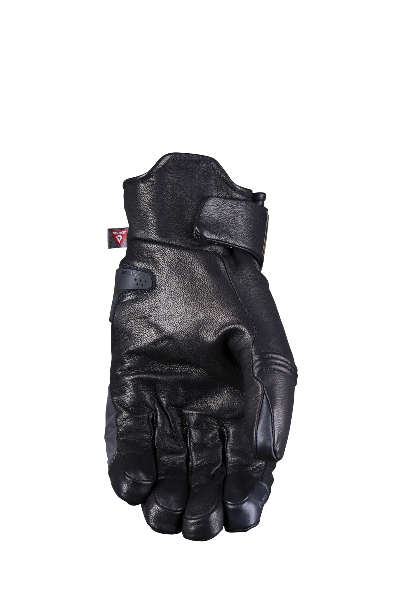 Five Guanti da Moto Inverno in Pelle WFX Metro WP Impermeabile Isolamento Termico Completo Primaloft® e Thermo+™, Omologati CE 1KP, Nero