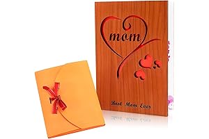 Wooden Mother's Day Card - Expressing Love and Appreciation