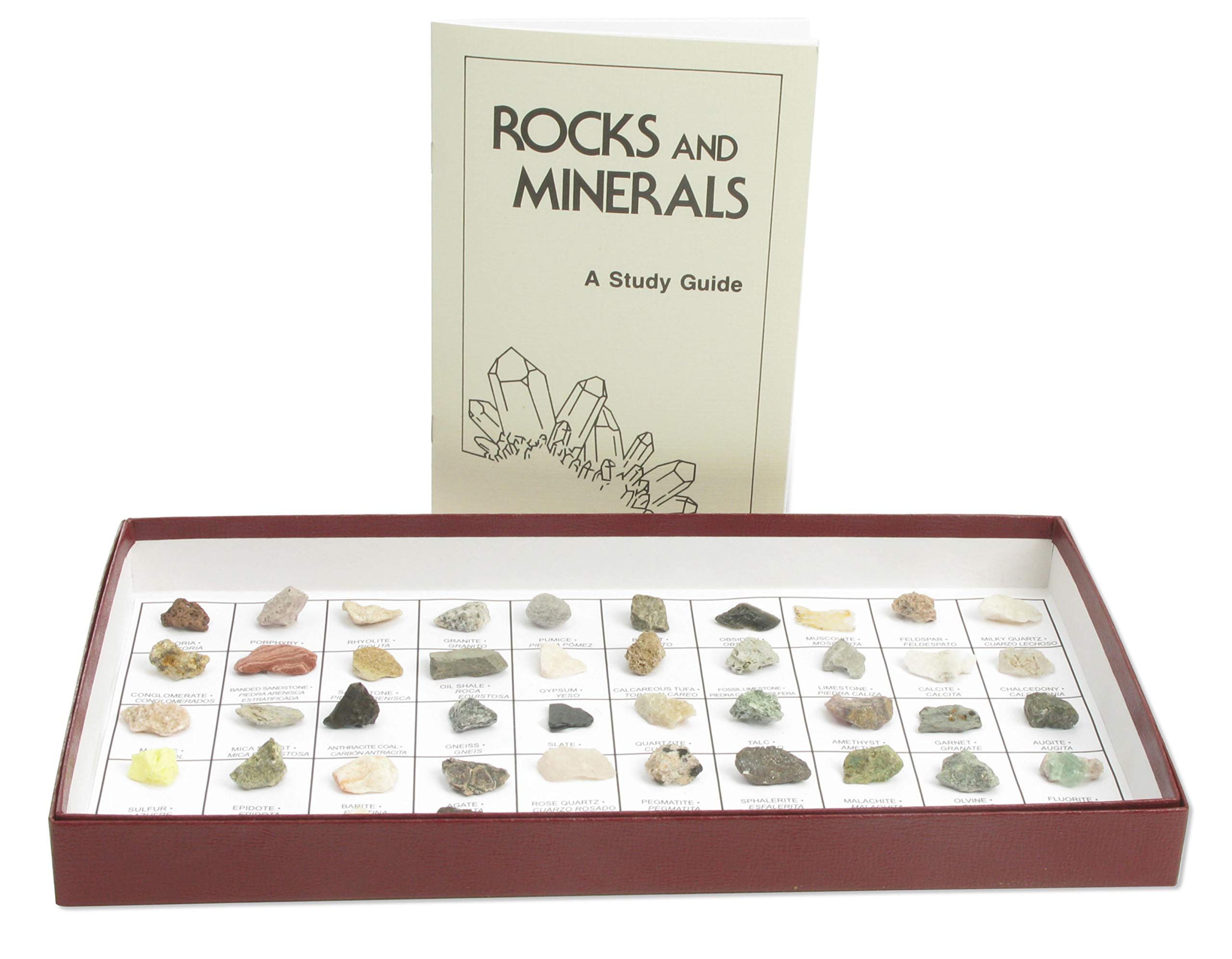 American Educational The U.S. Mounted Rocks and Minerals Western Collection (Pack of 50)