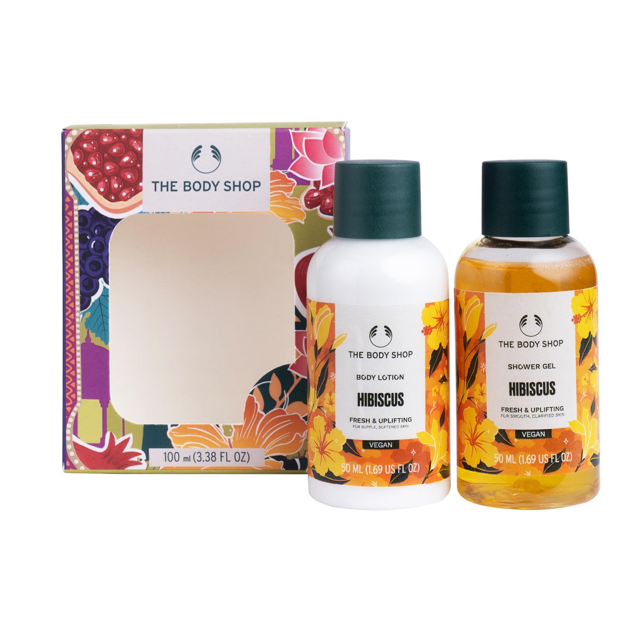 The Body Shop Hibiscus Shower Gel & Body Lotion Gift Set : Amazon