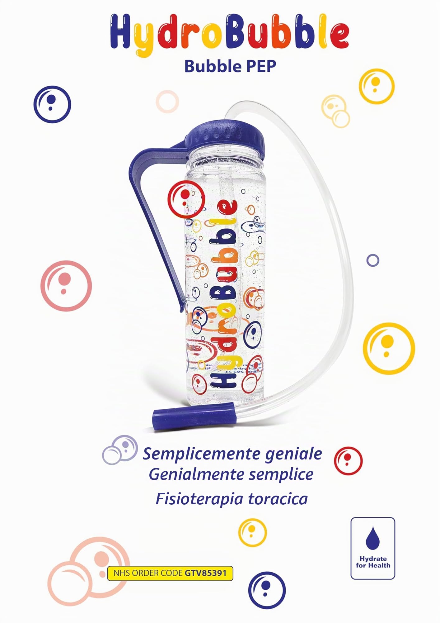 HydroBubble - Fisioterapia toracica PEP Bubble