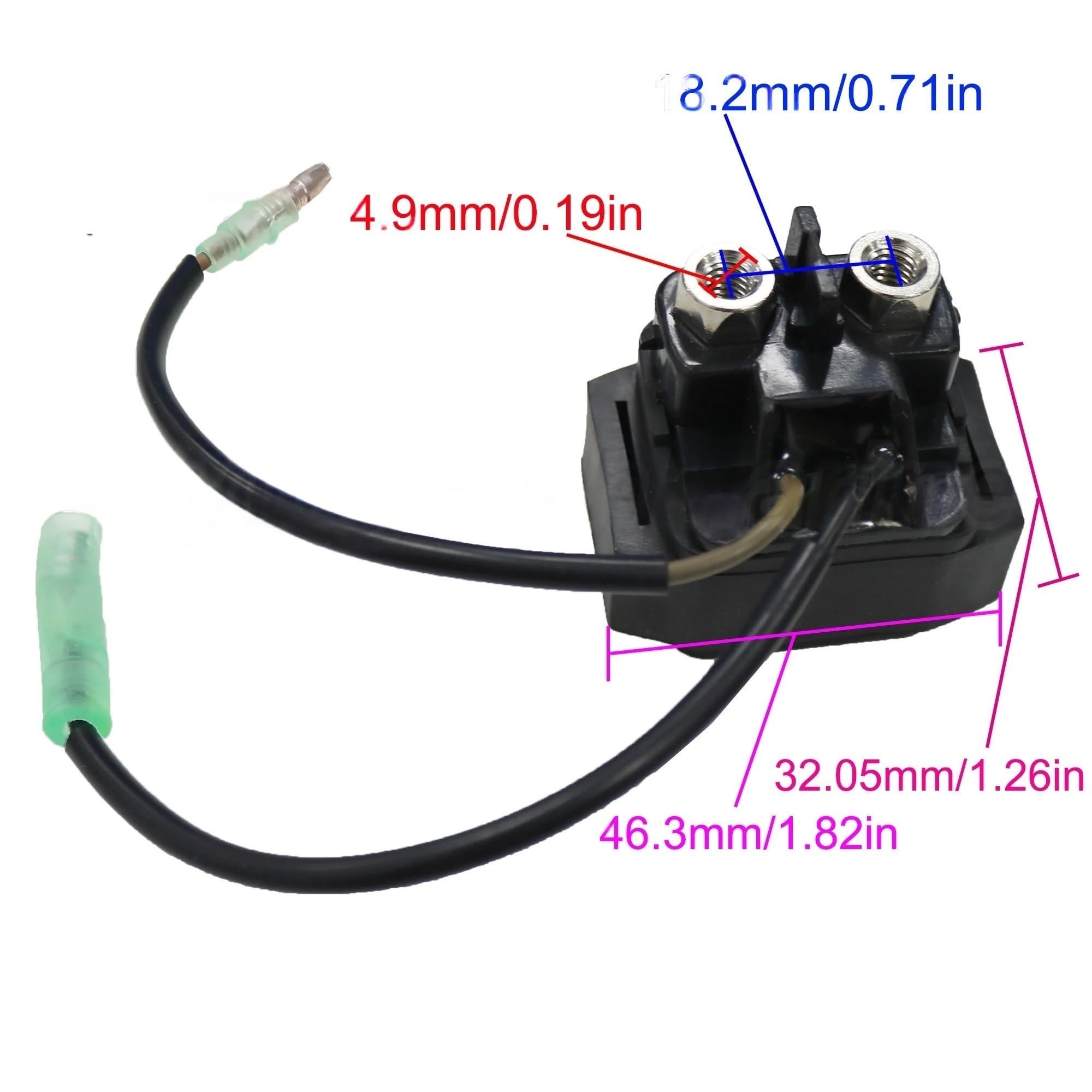 Solenoide Relé Arranque Motocicleta Motor Fueraborda 004-127 6AW-8194A-00 Relé De Arranque/Interruptor Solenoide para Barco F30 F40 F300 F350 30HP 40HP 350HP