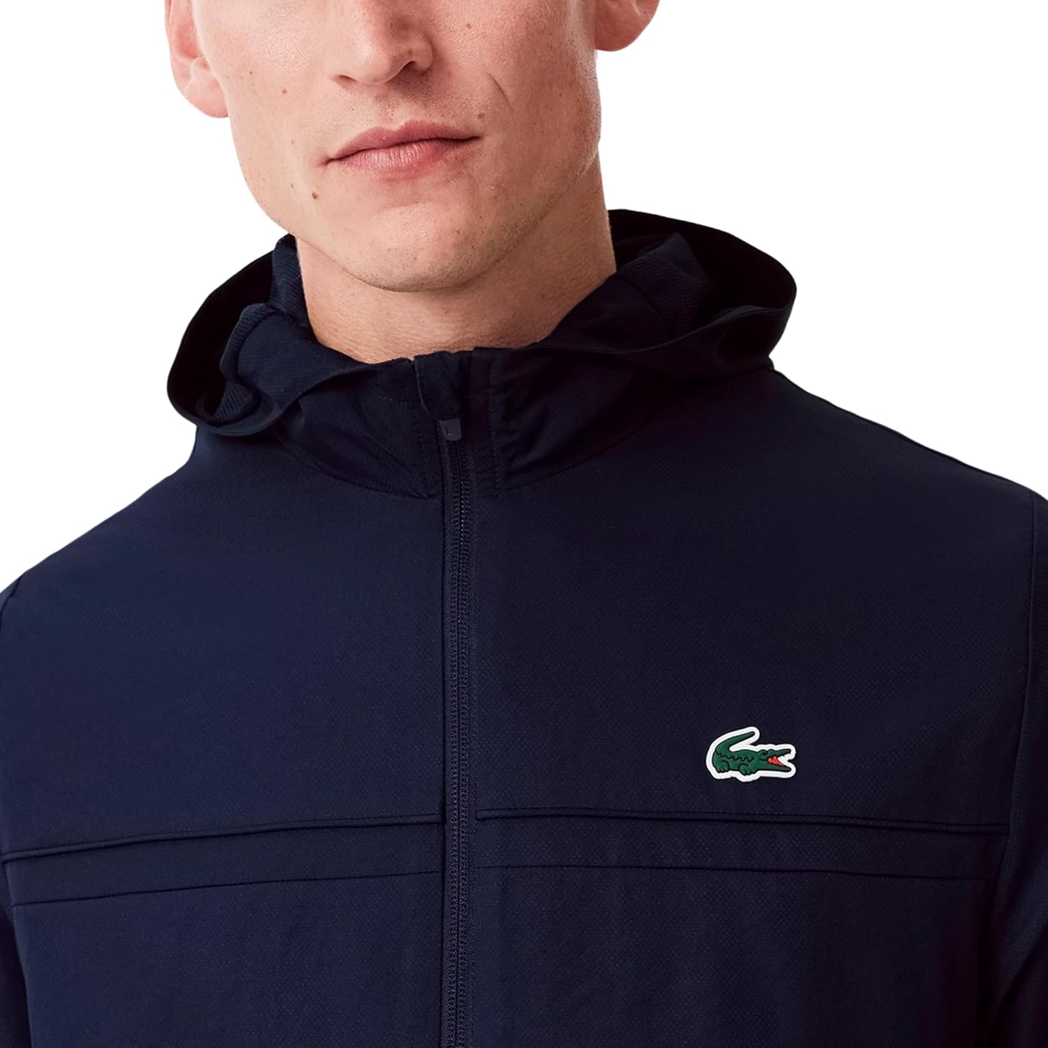 Lacoste mens Water-repellent Track Jacket - Image 3
