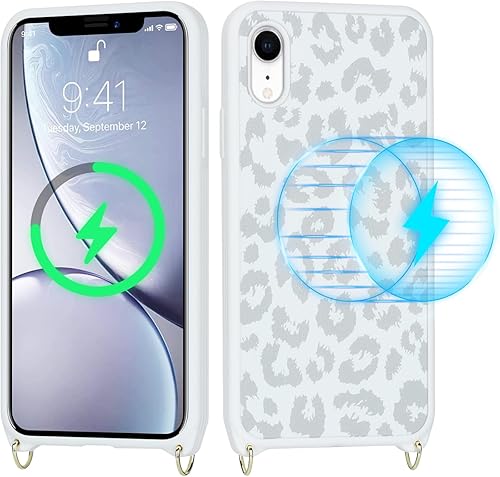 Miniatura 3 de Cavor Funda Magsafe para iPhone XR, iPhone Xr MagSafe, fundas para iPhone XR Crossbody con correa, iPhone XR Funda linda, funda protectora de cuerpo