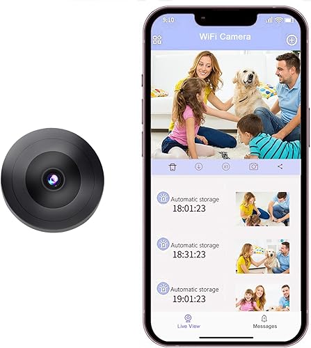 Solo 0.9 pulgadas! Cámara oculta con audiovideo. Mini cámara, cámara pequeña. Cámaras ocultas espía para uso en interiores en el hogar. Cámara espía