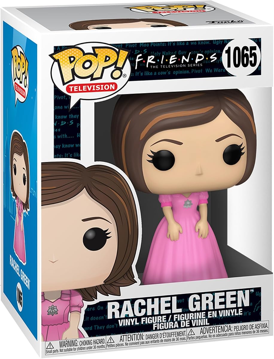 Funko POP TV: Friends- Rachel in Pink Dress,Multicolor,Standard