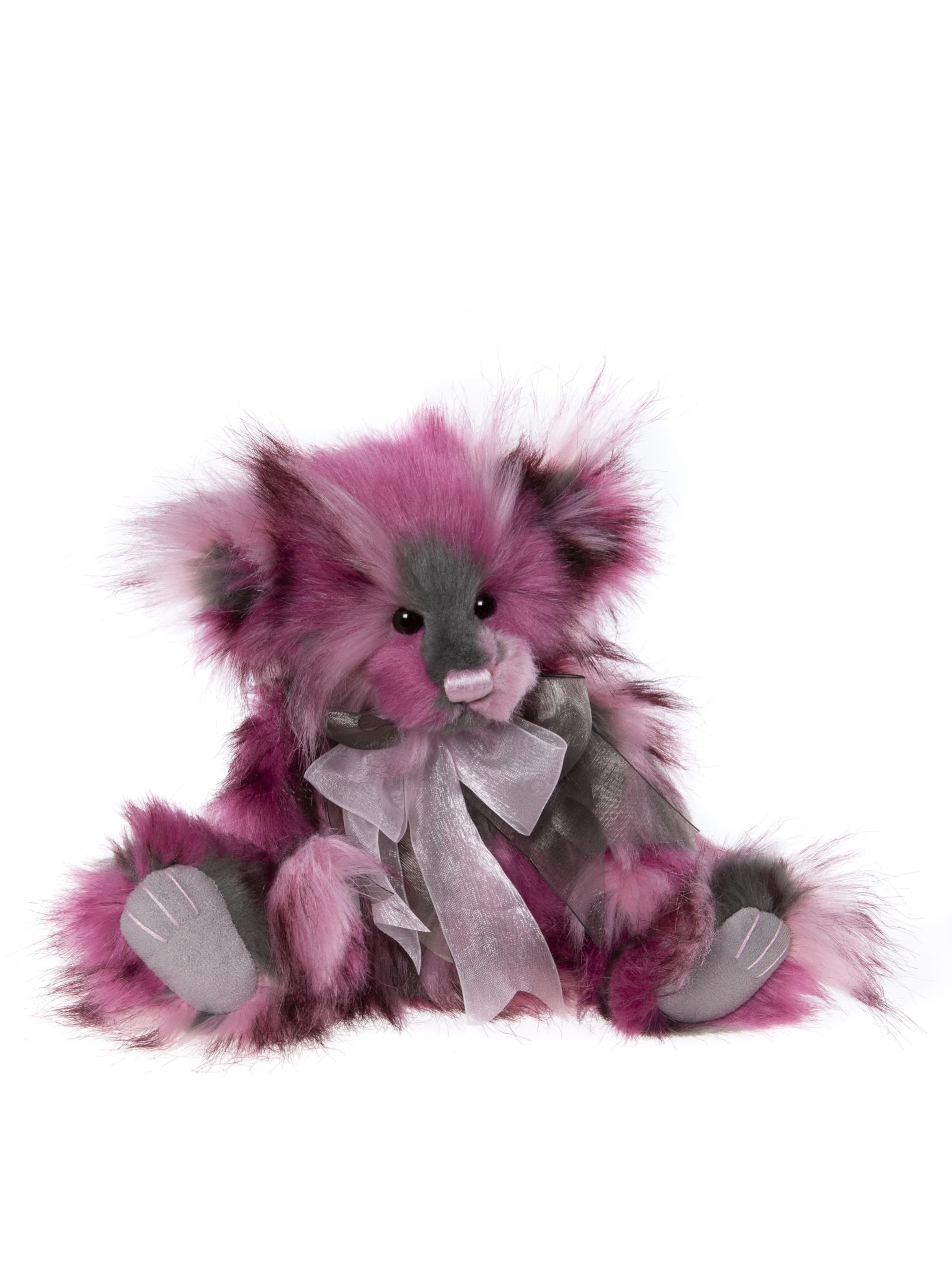 Charlie BearsPeony Plush Pink Teddy Bear Stuffed Toy 33cm Idea