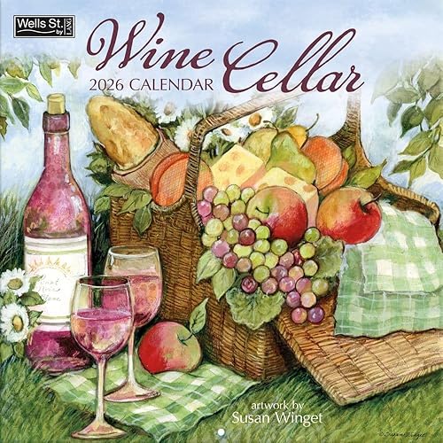 WSBL Wine Cellar 2026 12X12 Wall Calendar (26997001696)