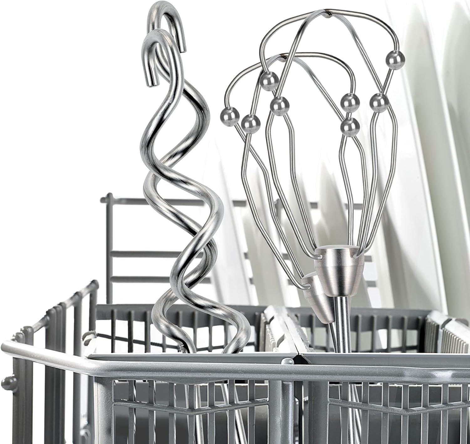 Bosch Handrührer Home Professional Styline MFQ4980B, 5 Stufen, 2 Edelstahl Rührbesen- und Knethaken, Mixstab Edelstahl, Universalzerkleinerer, 850 W, schwarz/dark silver
