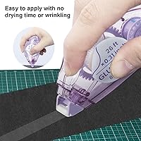 Vista 3 de Cinta de Doble Cara para Manualidades, Paquete de 6 Rodillos de Cinta Adhesiva, 26 Pies x 0.31 Pulgadas Cinta para Álbum de Recortes, Rodillo