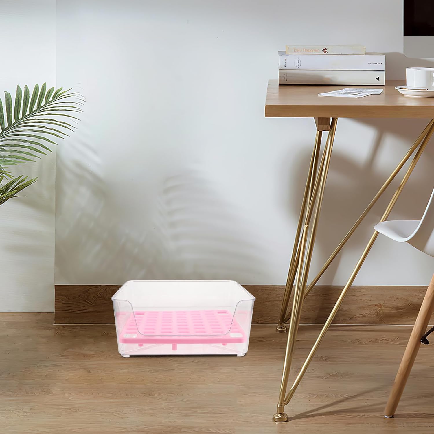 Pet Urinal Acrylic Cat Litter Box for Easy Training Portable Travel Use Suitable for Cats and Dogs