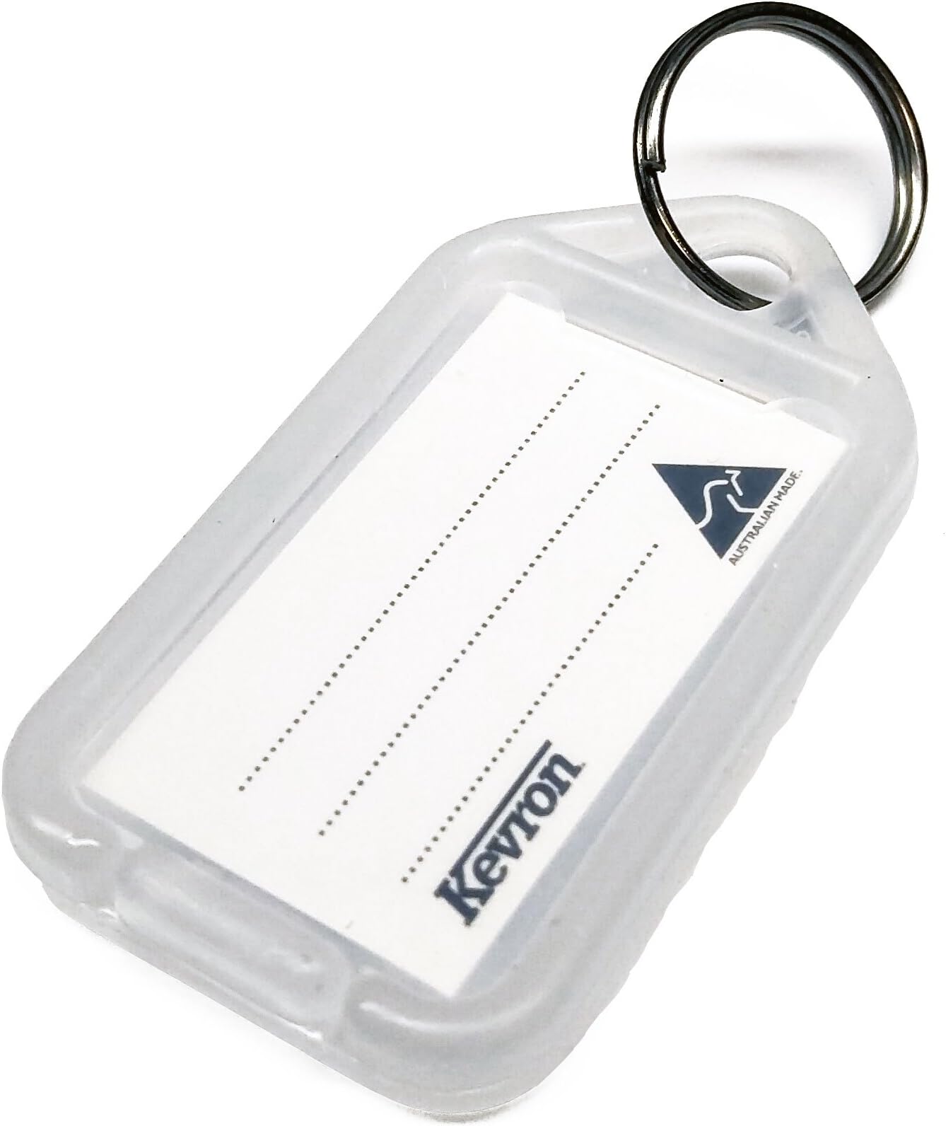 Kevron 10 Pack of Clear Key Tags