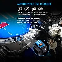 Vista 2 de Heagstat Alimentación de puerto SAE a USB para GPS, Smartphone MP3, cámara de movimiento