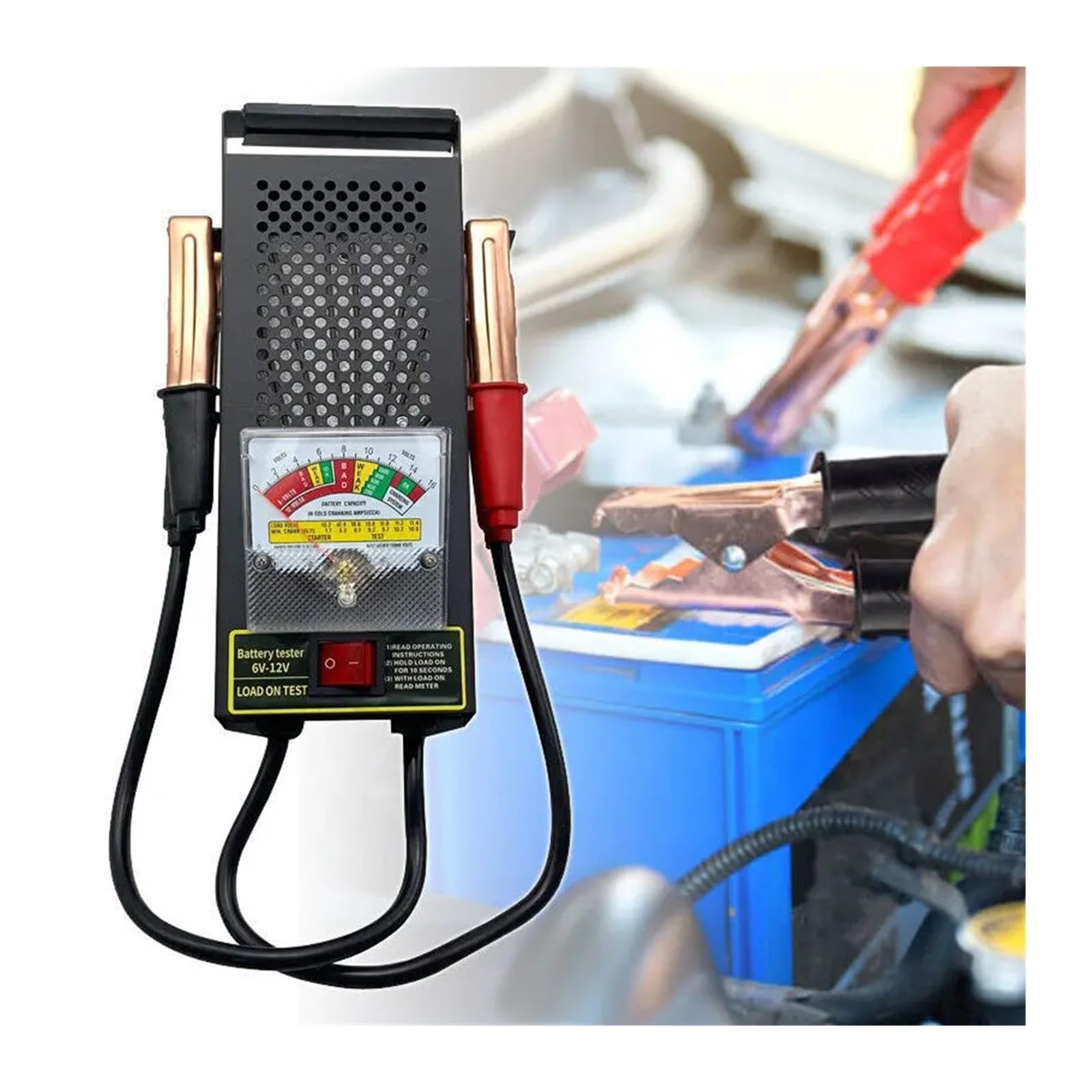 6/12V Battery Load Tester Car Automotive Voltage Alternator