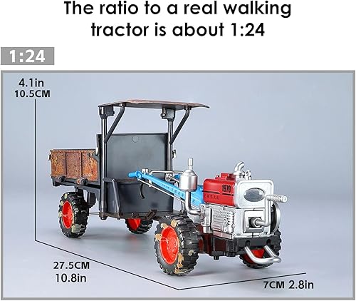 Miniatura 7 de Modelo a escala de tractor  10.8x4.1x2.8 in Escala de aleación de juguete de tractores para caminar, juguete de tractor con luces y música, juguete