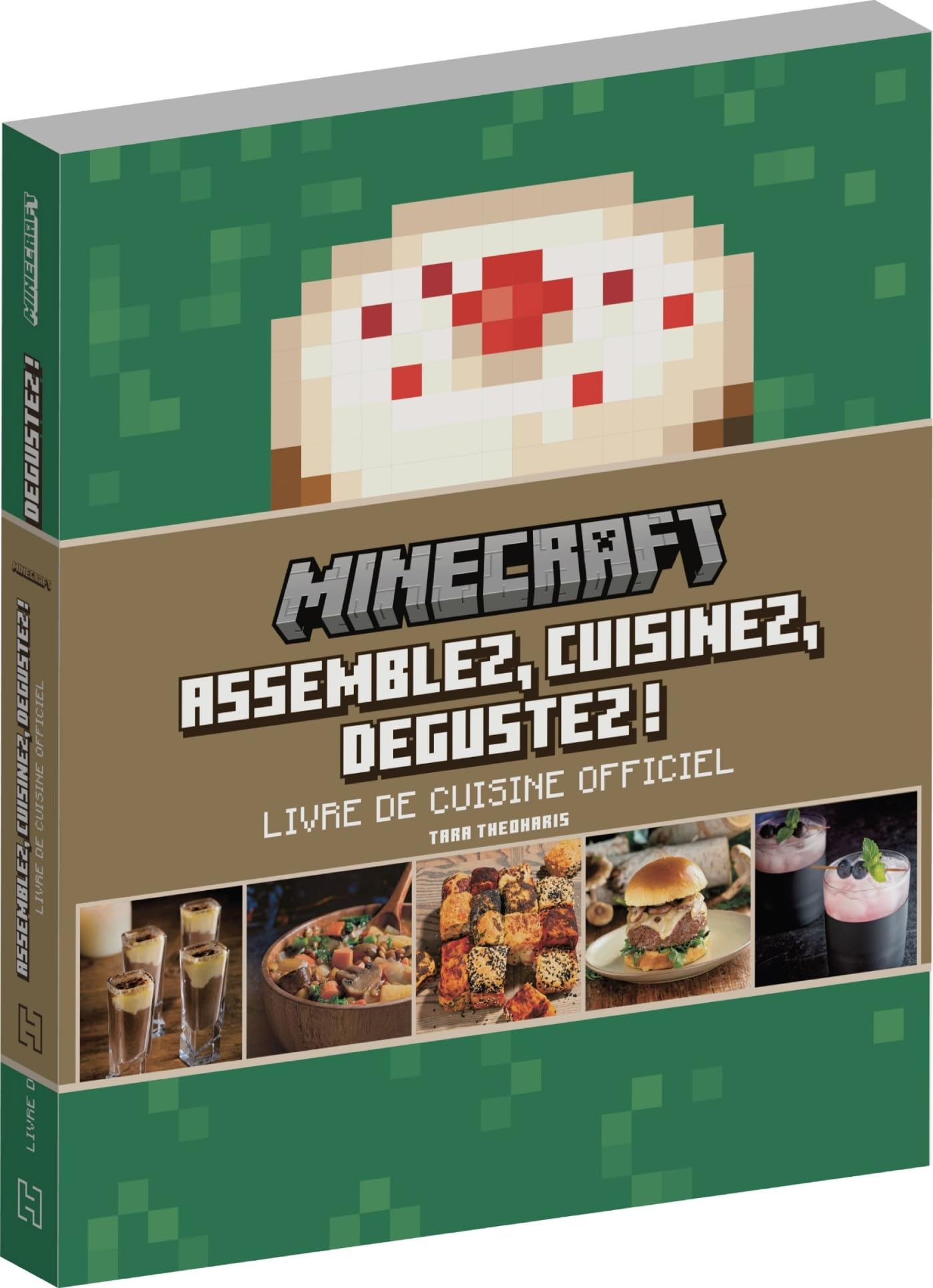 Hachette Heroes Minecraft - Livre de cuisine officiel - Assemblez, cuisinez, dégustez !